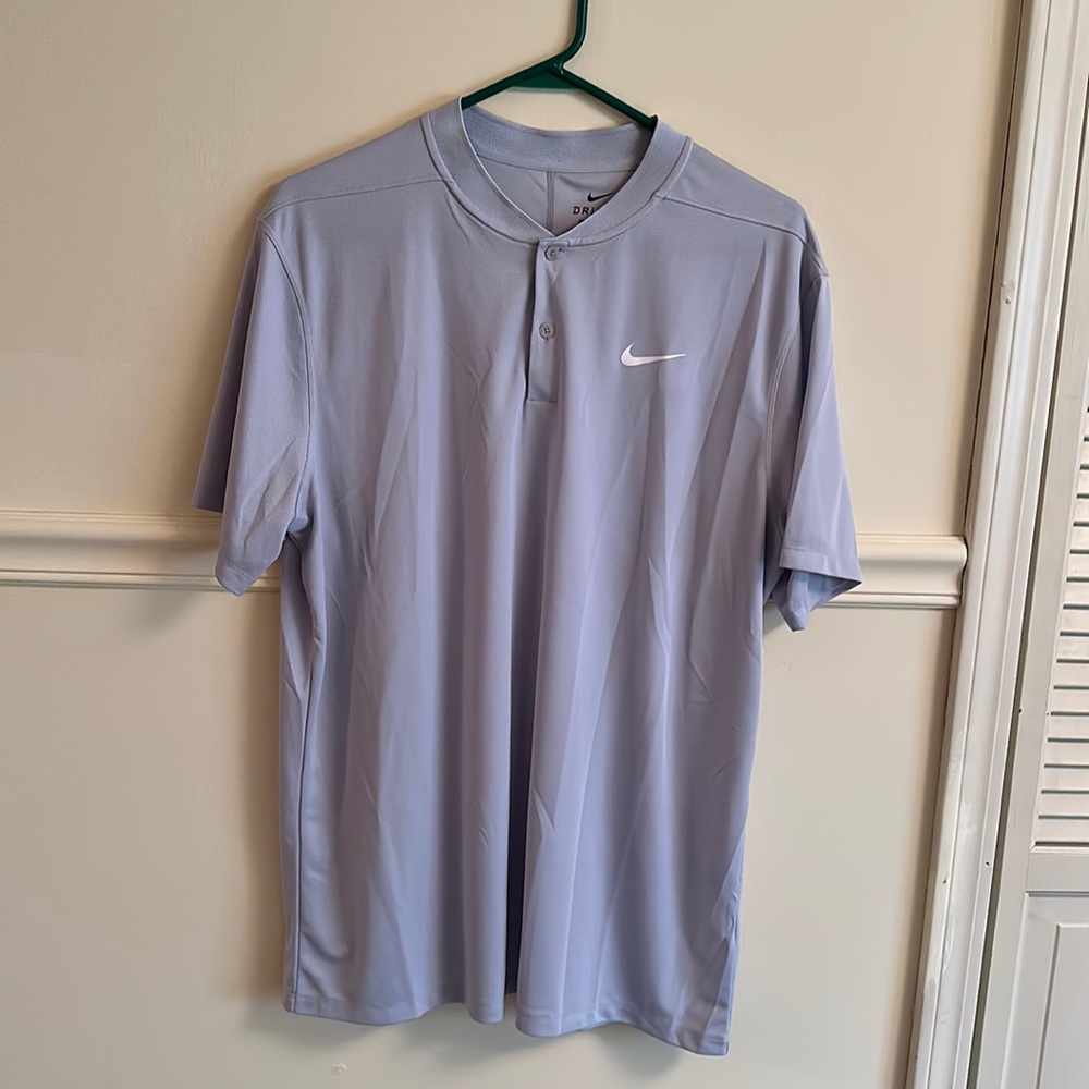 Nike blade style men’s golf polo size large like new
